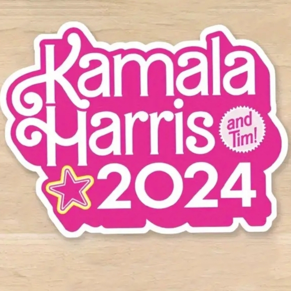 Kamala Harris 2024 Waterproof Vinyl Decal Bundle, 3-pk - Picture 4 of 5